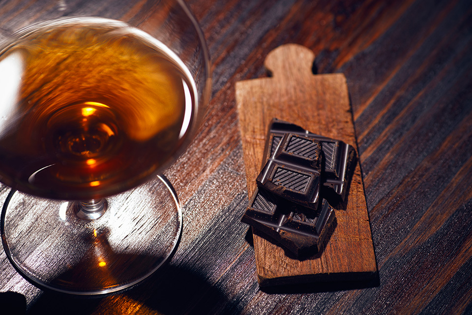 The art of pairing alcohol & chocolate Cardenal Mendoza