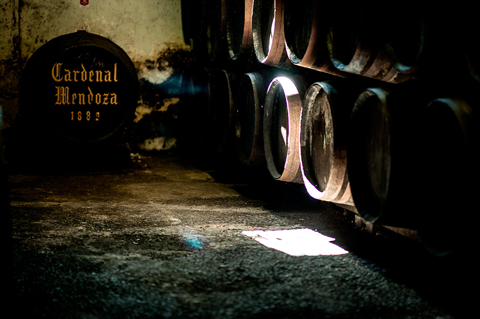 Sánchez Romate Cardenal Mendoza Bodegas barrels