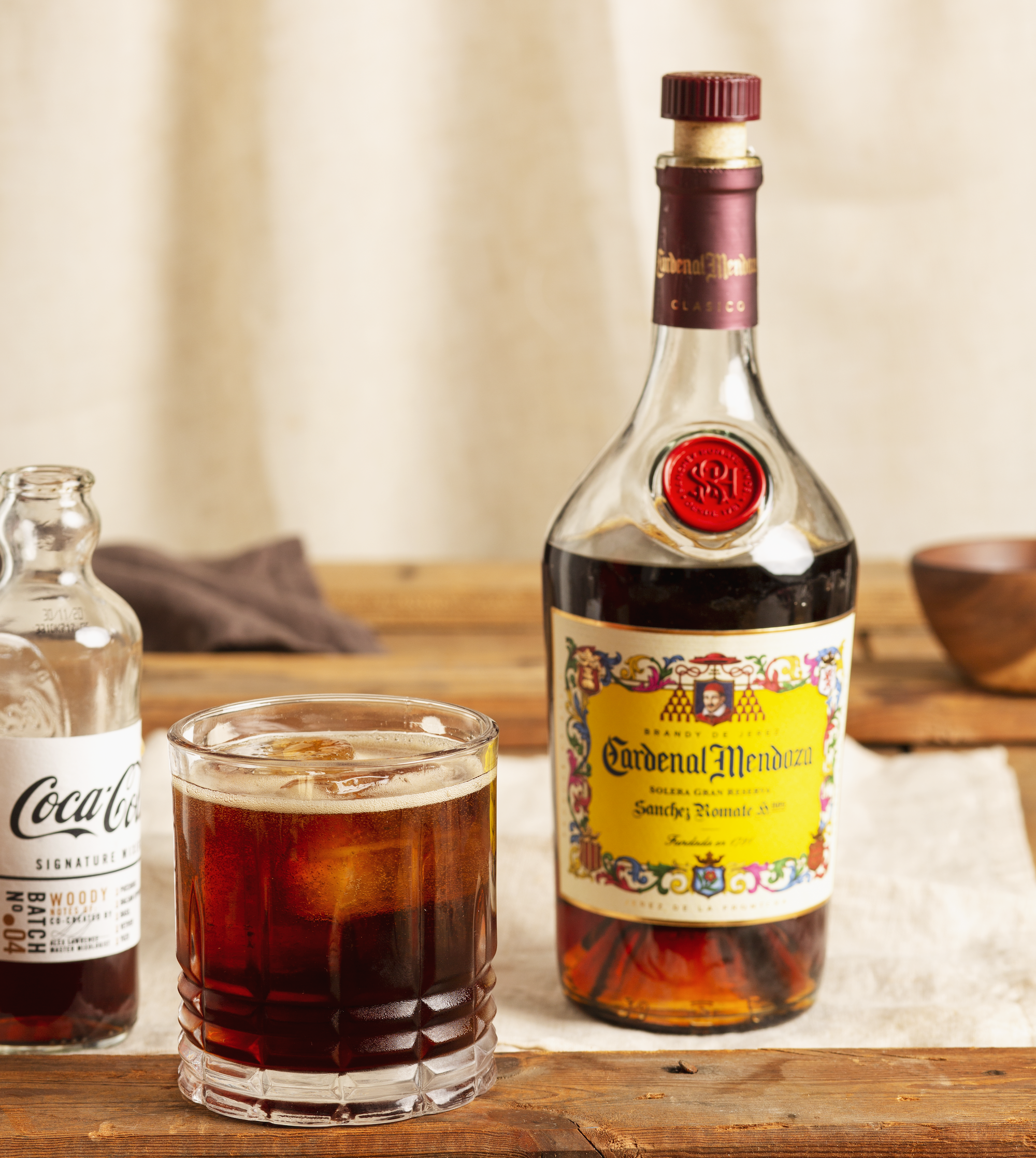 Der klassische Brandy de Jerez mit Cola