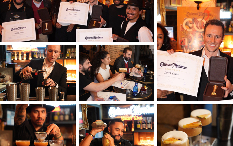El estadounidense Derek Crow se corona como ganador de la Cardenal Mendoza Gold Jigger Cocktail Competition 2024