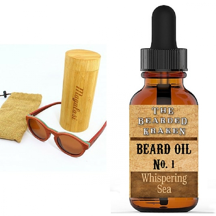 handmade sunglasses beard oil 