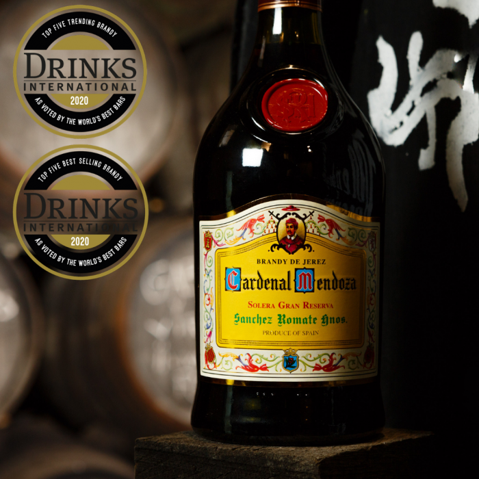 Cardenal Mendoza has ranked in the Top 5 of Brandy brands