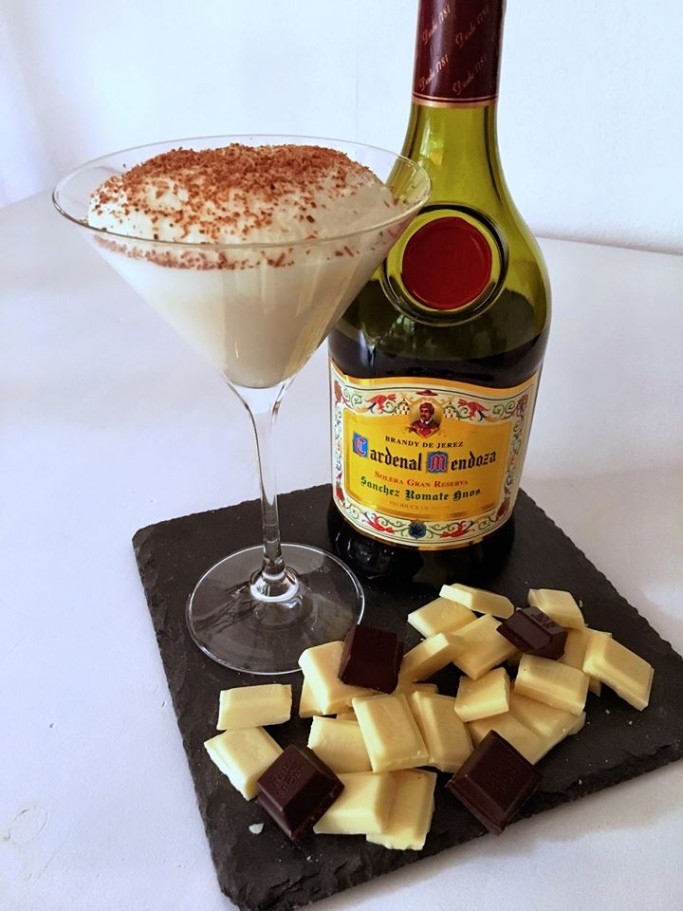 Brandy con chocolate