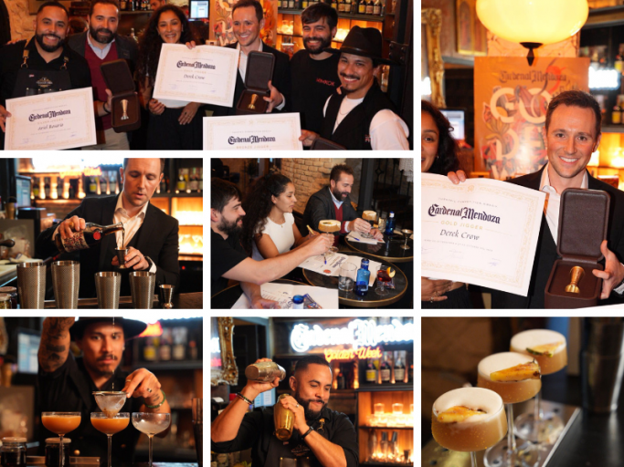 El estadounidense Derek Crow se corona como ganador de la Cardenal Mendoza Gold Jigger Cocktail Competition 2024
