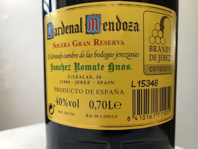 etiqueta brandy